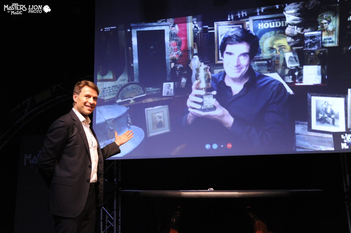 David Copperfield a Masters of Magic