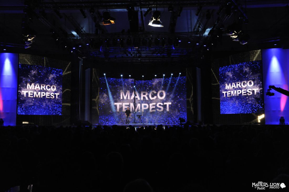 Marco Tempest a Masters of Magic