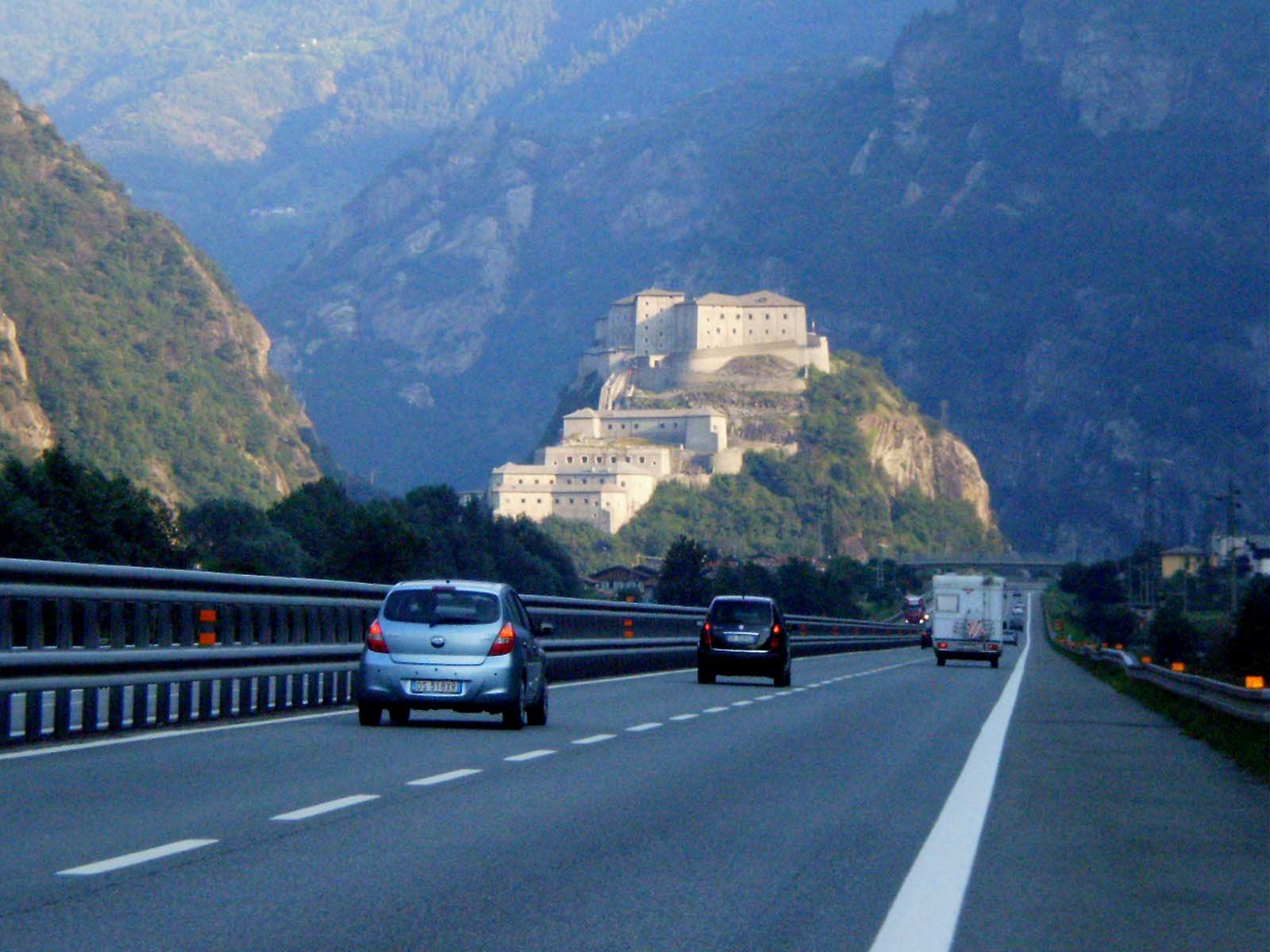 By car